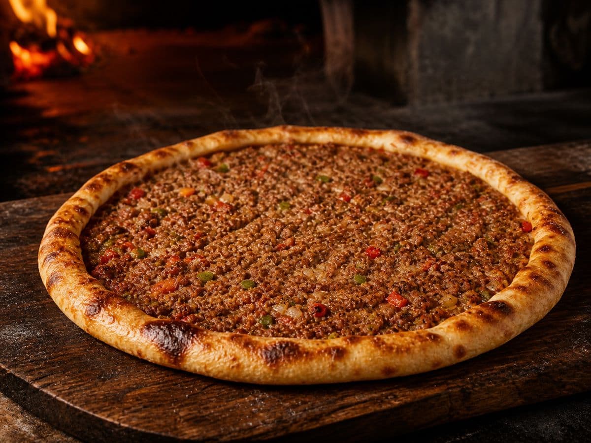 Yuvarlak Kıymalı Pide
